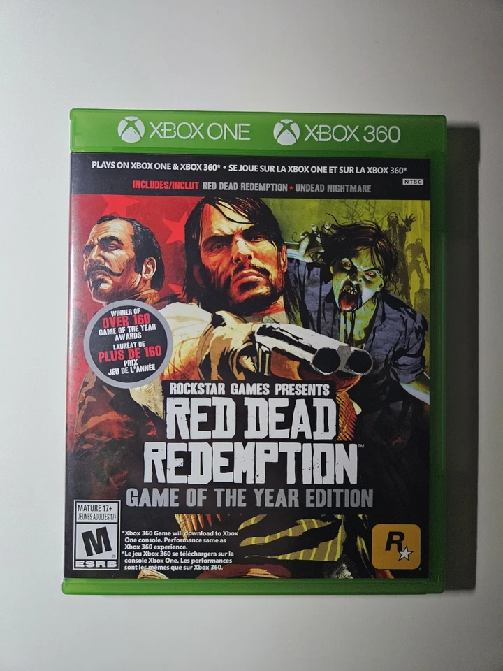 Red Dead Redemption GOTY Edition Xbox 360 / Xbox One - CIB Complete w/ Map! - Image 1 of 4
