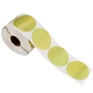 500 Pcs Gold  Stickers Label Printer Stickers Portable Printer Thermal5289 - Picture 1 of 7