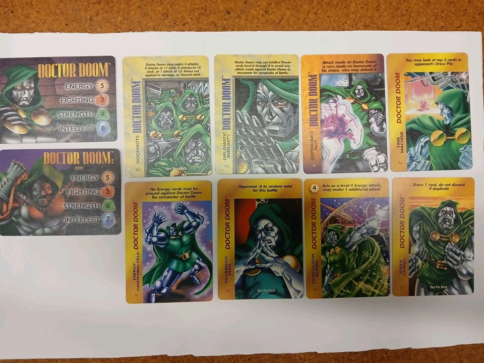 Doctor Doom Marvel DC Image Overpower Lot - Image 1 of 1