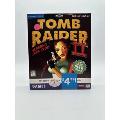 Tomb Raider II 2 Starring Lara Croft Special Edition Eidos PC 1998 New PC Game - Image 1 of 2