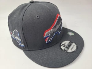 Buffalo Bills 2024 NFL Draft Bills Mafia New Era 9Fifty Snapback Hat Cap Gray - Picture 1 of 13