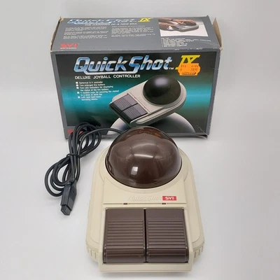 SVI Spectravideo QuickShot Deluxe Joyball Controller IX für C64 & Atari mit OVP - Bild 1 von 4