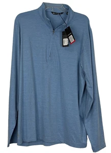 NEU Travis Mathew The Heater Pullover Herren LARGE 1/4-Reißverschluss Golf Performance Neu mit Etikett - Bild 1 von 6