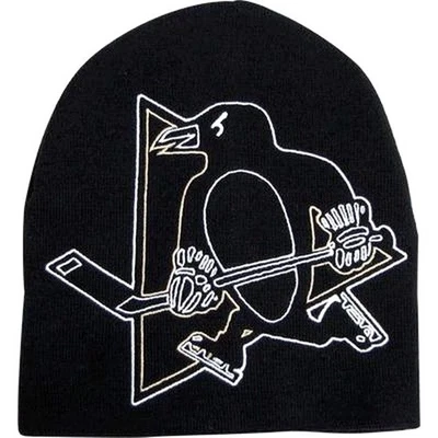 Pittsburgh Penguins Gorro Tejido Sin Puños Gorra Invierno Esquí Gorra NHL Licencia Nuevo Foto 1 de 2