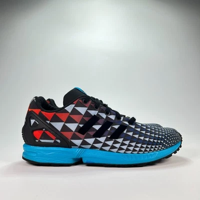Adidas ZX Flux Azul Rojo Zapatos para Correr Tenis Atléticos Estilo Retro Juvenil Talla 7 Foto 1 de 4