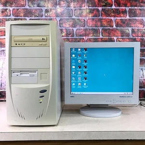 Classic Custom Beige ATX Retro Gaming Celeron CPU 64MB RAM (Windows 98 SE) - Picture 1 of 11