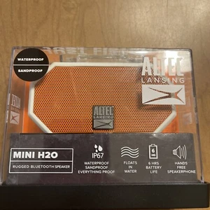 Altec Lansing Imw257-ow-ta Mini H2o Waterproof Bluetooth Speaker Orange White - Picture 1 of 4