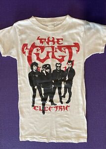 THE CULT: VINTAGE CONCERT T-SHIRT. ELECTRIC TOUR USA (1987). Size:S/M. Preowned.