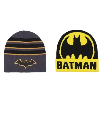 Batman Mütze Kindermütze in 2 Varianten Marvel Größe: Einheitsgröße Onesize