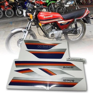 Sticker Fuel Tank Side L/R GTO KH125 Emblem Logo For Red Kawasaki GTO KH 125 M2 - Picture 1 of 6