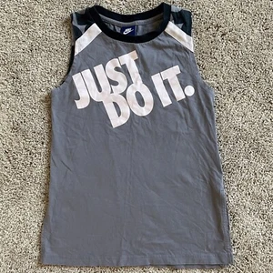 Vintage 80’s Nike ‘Just Do It’ Womens XS Muscle Tank Top Shirt Blue Tag EUC - Picture 1 of 4