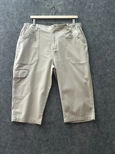 Cotton Traders Mens Shorts Size 36 Stone Cargo Multi Pockets Zip Cotton Comfort - Picture 1 of 14