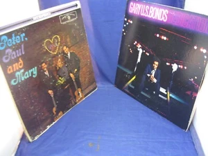 TWO VINTAGE LP RECORD ALBUMS - GARY U.S. BONDS AND. PETER PAUL AND MARY - Imagen 1 de 10