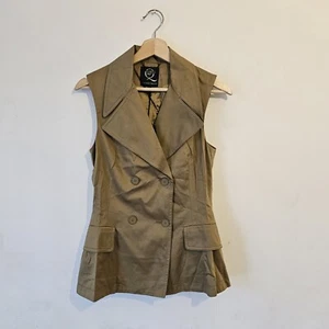 Alexander McQueen Tan Double Breast Shirt Military/Trench Style JacketIT42 UK10 - Picture 1 of 9