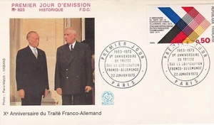 FRANKREICH 1973 FDC HANDEL ÜBER DIE DEUTSCH-FRANZÖSISCHE ZUSAMMENARBEIT YT 1739 - Bild 1 von 1