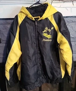 Abrigo Chaqueta Vintage NFL Pittsburgh Steelers XL - Steely McBeam Logo - ¡RARO! - Imagen 1 de 5