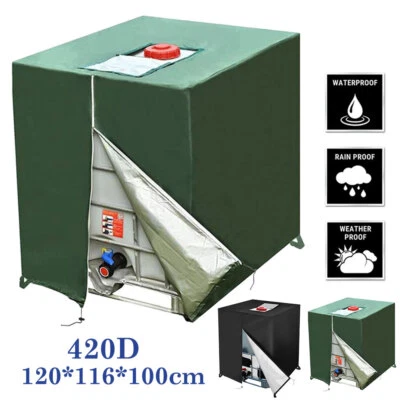 1000L IBC Container wasserdichte staubdichte Abdeckung Wassertank Schutzhaube 1X - Bild 1 von 4