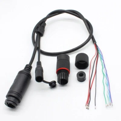Weatherproof POE module LAN RJ45 IP end Cable Built-in 48V to 12V for POE camera - Image 1 of 4