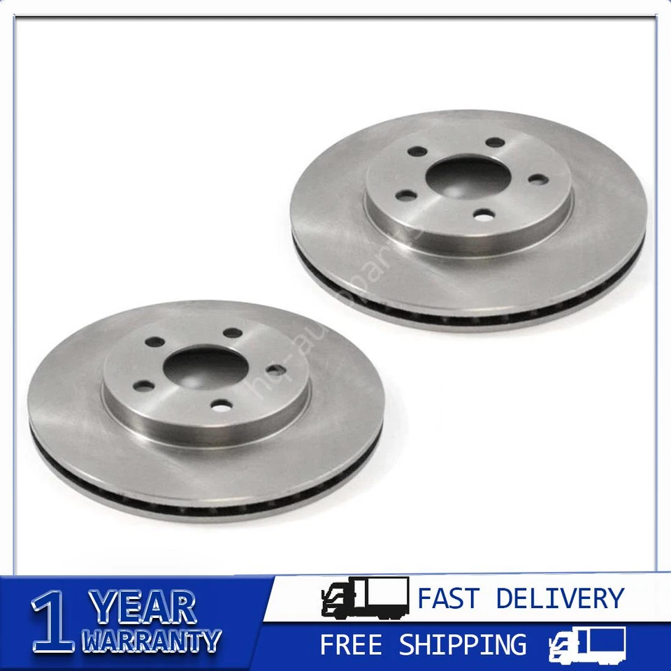Rotores de freno de disco delanteros 2 piezas para Plymouth Neon 1995 Foto 1 de 3