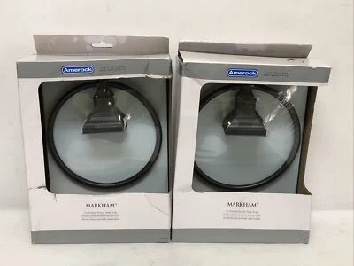 Lote de (2) Anillo Toalla Amerock BH26511ORB Markham 7" - Bronce Frotado con Aceite Foto 1 de 4