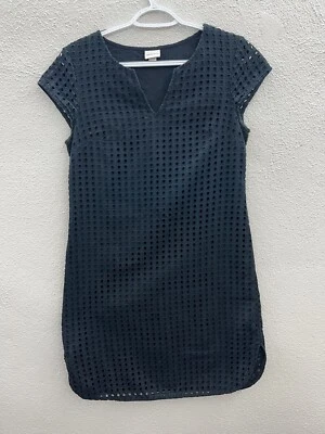 Mujer Merona Negro Manga Gorra Crochet Detalle Cuadrado Talla XS Foto 1 de 4