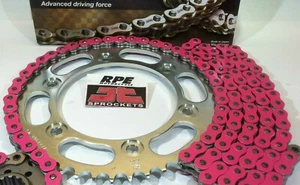 PINK CBR600F4i '01/06 Quick Accel CHAIN AND SPROCKETS KIT RK X-Ring *Premium Kit - Foto 1 di 5