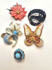 Vintage Brooch Lot2 Some Are Signed