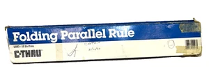 The C-Thru Ruler Co. 15 inch Folding Parallel Rule. Made in USA - Picture 1 of 7