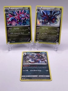 Pokémon TCG Hydreigon Cosmos Holo 98/124 Dragons Exalted 98/124 Holo 110/189 LP - Picture 1 of 7