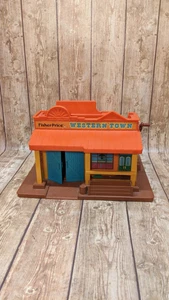 Vintage 80er Fisher Price Western Town Spielset Kinder Spielzeug Little People 934 1982 - Bild 1 von 6