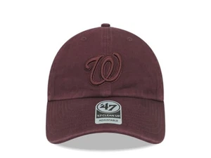Authentic '47 Brand MLB Washington Nationals Adjustable MVP/Clean Up Dad Hat Cap - Picture 1 of 3