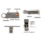 Coax Cable Crimper Kit Coax Cable Stripper Tool Stainless Steel And ABS With