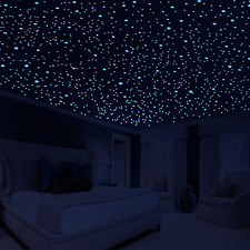 808 PCS Glow in the Dark Stars for Ceiling, Glowing Wall Decals Decor Stickers,(