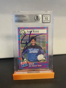 1993 SI FOR KIDS II #182 - SASKIA WEBBER - SIGNED BECKETT AUTO 10 USWNT - Picture 1 of 2