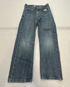 514 Levis Straight Jeans Girls 8 Regular Youth Blue Denim 24x22 5-Pocket  [C2] - Picture 1 of 7