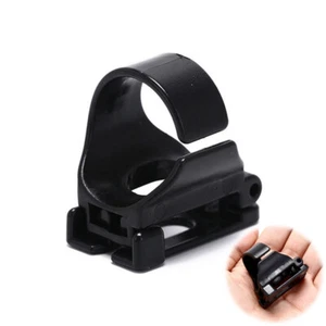 Snorkel mask plastic clip keeper holder retainer for diving black 2pcs - Picture 1 of 8