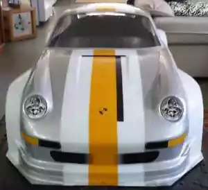 0001 - Cuerpo de radiocontrol Porsche 933 escala 1/5 + alerón + calcomanías - Imagen 1 de 10