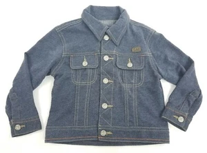 Lee Boys Girls Toddler Size 2T Blue Jacket Long Sleeve Snap Button Up Shirt Coat - Picture 1 of 6