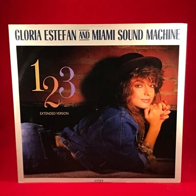 GLORIA ESTEFAN & MIAMI SOUND MACHINE 1, 2, 3  1988  UK 12" Vinyl Single EPIC C - Image 1 of 3