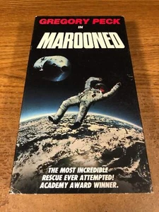 Marooned VHS VCR Video Tape Used Movie Gregory Peck - Picture 1 of 6