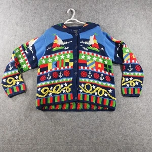 Eagles Eye Pullover Damen XL Matrosen Strickjacke Maritim Bootfahren Angeln Vintage - Bild 1 von 12