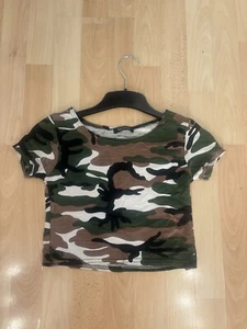 Army Crop Top - Picture 1 of 3