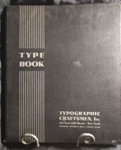Specimen Type Book Typographic Craftsman Inc Borders Ornaments Fine Printing 98p - Picture 1 of 23