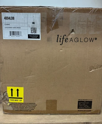 Hinkley Lighting 4894LDB Clarke 1 Light Indoor Pendant, Lacquered Dark Brass - Image 1 of 4