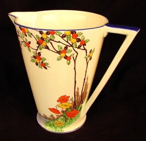 GROSSER WEDGWOOD ART DECO WASSERKRUG um 1930 - Bild 1 von 6