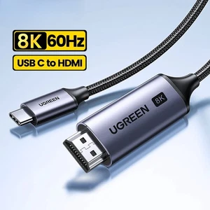 USB C to 4K 8K HDMI-compatible Cable 8K/60Hz 4K/120Hz for MacBook Pro iMac iPad - Picture 1 of 26