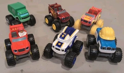 Mattel Blaze and the Monster Machines Diecast Monster Trucks Lote de 6 Diferentes Foto 1 de 3