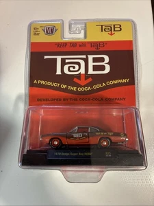 M2 MACHINES CHASE TAB/COCA-COLA 1970 DODGE SUPER BEE HEMI A25 22-46-NEW - Picture 1 of 2