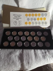 Gold and Platinum State Quarters(Plated) - Picture 1 of 4