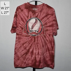 Cinci Shirts Size Large Grateful Dead Cincinnati Reds T-shirt - Bild 1 von 6